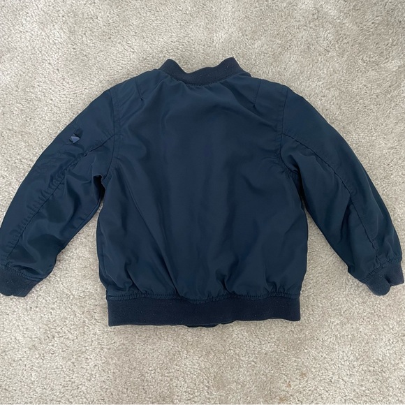 H&M Boys Blue Bomber Jacket - Picture 2 of 5